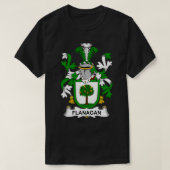Flanagan Coat of Arms Family Crest T-shirt (Design voorkant)