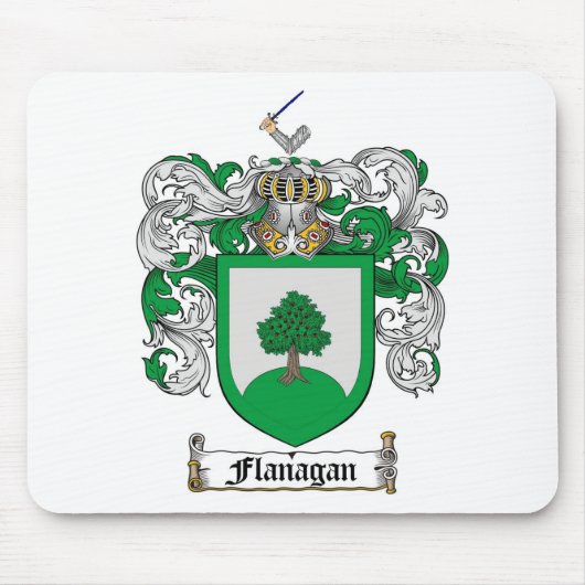 FLANAGAN FAMILY CREST - FLANAGAN COAT WAPENS MUISMAT (Voorkant)