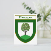 Flanagan wapenstilstand/familiekust briefkaart (Staand voorkant)