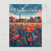 Flanders Field Belgium Briefkaart (Voorkant)