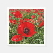 Flanders Poppy Napkins Servetten (Voorkant)