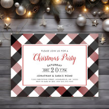 Flanel Border Christmas Party