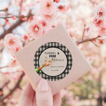 Flanel & bruisende winter zwarte & witte bruidsdou