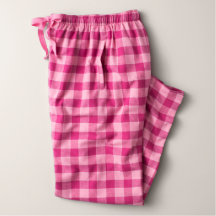 Flanel Bubble Gum Pyjamabroek (Volwassen)
