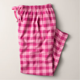 Flanel Bubble Gum Pyjamabroek (Volwassen) Pyjamabroeken