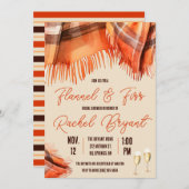 Flanel en Fizz Vrijgezellenfeest, Herfst, Sinaasap Kaart (Voorkant / Achterkant)