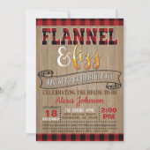 Flanel en Fizz vrijgezellenfeest Kaart (Voorkant)