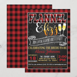 Flanel en Fizz vrijgezellenfeest - Rood Kaart