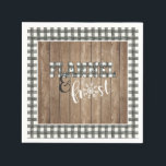 Flanel en Frost papieren servet - Wit - Hout<br><div class="desc">Perfect item voor elk Flanel en Frost-feest!</div>