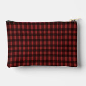 Flanel feest voor de ring rode geruite vrijgezel etui (Achterkant)