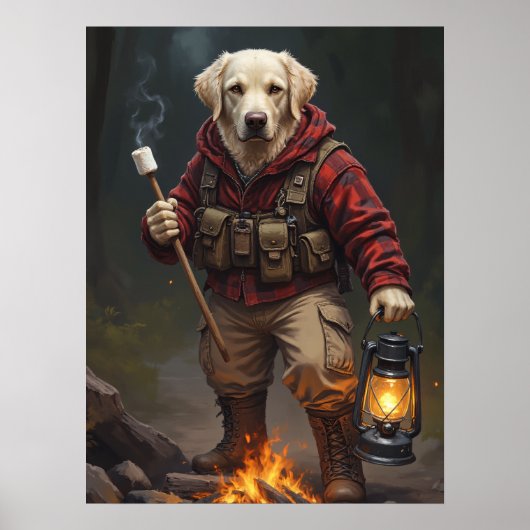 Flanel Fireside Fun met Fetch Poster (Voorkant)