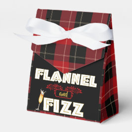 Flanel & Fizz | Rood & Zwart Buffel Plaid Bedankdoosjes