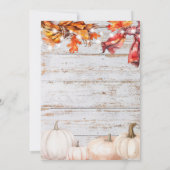 Flanel | Fizz | rustiek Vrijgezellenfeest Kaart (Achterkant)