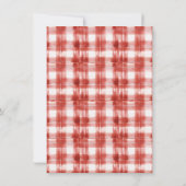 Flanel Fling Voor de Ring Bachelorette Party Kaart (Achterkant)