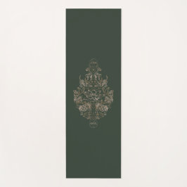 Flanel Forest Yoga Animal Pose Damask Yogamat