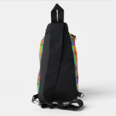 flanel sling bag (Achterkant)
