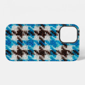 Flanel stof textuur achtergrond. iPhone hoesje (Achterkant horizontaal)