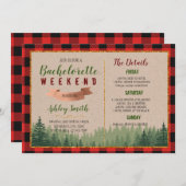 Flanel vliegt voor de Ring bachelorette Kaart (Voorkant / Achterkant)