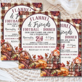 Flanel & Vrienden Football Friendsgiving-diner Kaart
