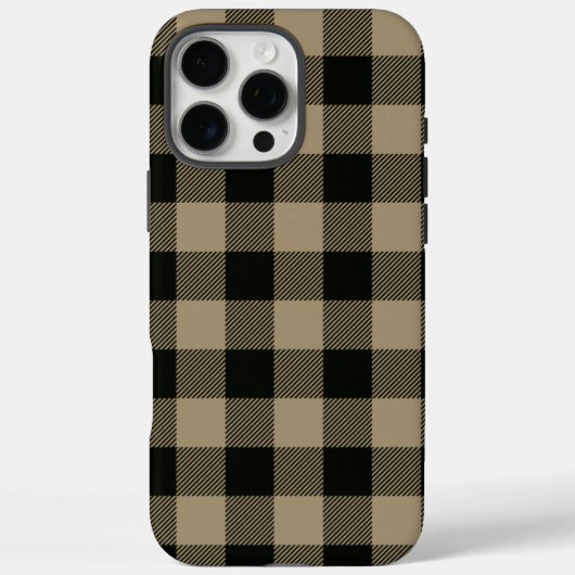 Flanelen geruite ruit rustiek/oud  Case-Mate iPhone case (Achterkant)