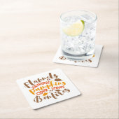 Flanels Hay Rides Pompoenen Cider Leaves Bonfires Kartonnen Onderzetters (Insitu)