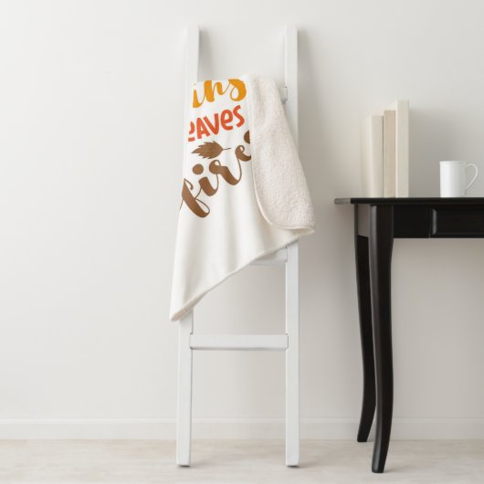 Flanels Hay Rides Pompoenen Cider Leaves Bonfires Sherpa Deken (In situ)