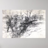 Flank-ondersteuning Poster (Voorkant)