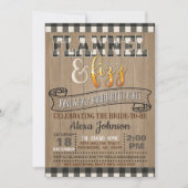 Flannel and Fizz Bachelorette Party - White Kaart (Voorkant)