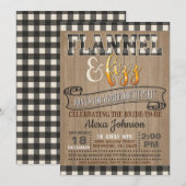 Flannel and Fizz Bachelorette Party - White Kaart (Voorkant / Achterkant)