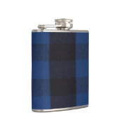 Flannel Buffalo Pset Blue lumberjack textuur Heupfles (Rechts)