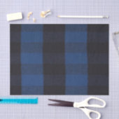 Flannel Buffalo Pset Blue lumberjack textuur Tissuepapier (Craft)