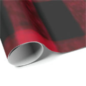 Flannel Buffalo Pset Red lumberjack textuur Cadeaupapier (Rol Hoek)