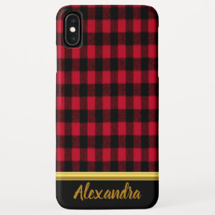 Flannel Buffalo Pset Red lumberjack textuur Case-Mate iPhone Case