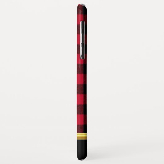 Flannel Buffalo Pset Red lumberjack textuur Case-Mate iPhone Case (Achterkant/links)
