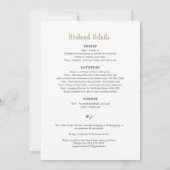 Flannel en Fizz Bachelorette Glamping Invitation Kaart (Achterkant)