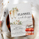 Flannel en Fizz Rustic Herfst Vrijgezellenfeest Kaart