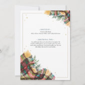 Flannel Fizz en Frost Couples Shower Invitation Kaart (Achterkant)
