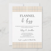 Flannel & Fizz Herfst Rustieke Casual Koppels Douc Kaart (Voorkant)