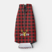 Flannel & Fizz Red|Black Pset|Gold Foil Holiday Flesjeskoeler (Achterkant)