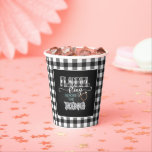 Flannel Fling before the Ring Paper Cup - White Papieren Bekers<br><div class="desc">Perfect item om die speciale bride te vieren!</div>