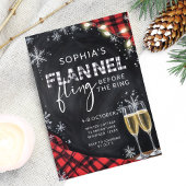 Flannel Fling Herfst vrijgezellenfeest weekend Kaart