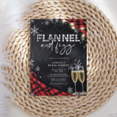 Flannel Fling Rustic Vrijgezellenfeest Kaart
