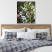 Flannel Flower Velvet Texture Fine Art Canvas Afdruk (Insitu (Slaapkamer))