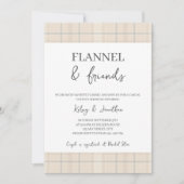 Flannel & Friends Rustieke Herfst Koppels Douche Kaart (Voorkant)