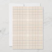 Flannel & Friends Rustieke Herfst Koppels Douche Kaart (Achterkant)