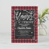 Flannel & Frost Bridal Shower Kaart (Staand voorkant)