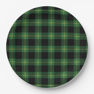 Flannel Green Buffalo Plays Pattern Herfst herfst Papieren Bordje