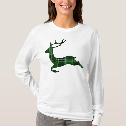 Flannel-kerstrendierlijk shirt (Voorkant)