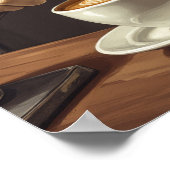 Flannel Lab's Dagelijkse Sleur Begint Poster (Hoek)