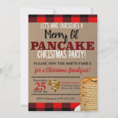 Flannel Merry Lil Pancake ontbijt Kaart (Voorkant)